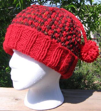 Tweed-look Pom Hat 2.jpg