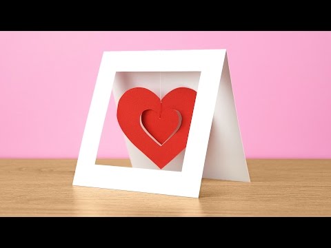 Twirly heart mobile card tutorial