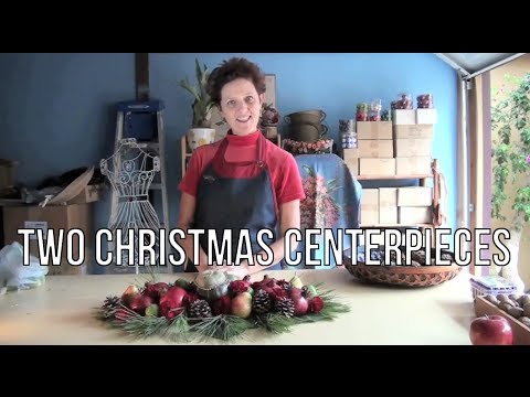 Two Christmas Centerpieces