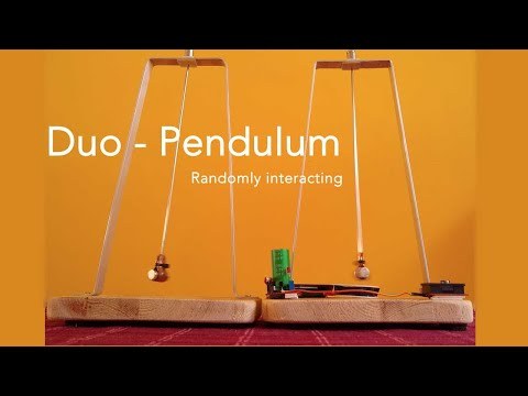 Two Pendulums interacting randomly