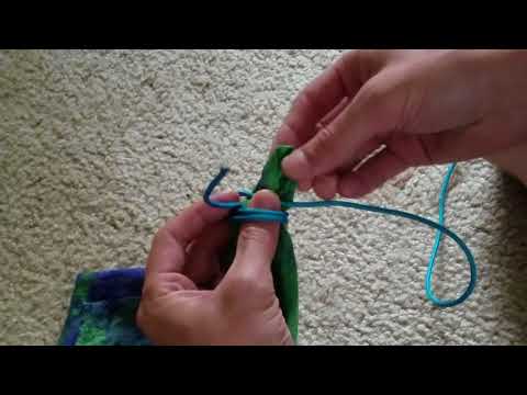 Tying a Double Sheet Bend Around a Bandana