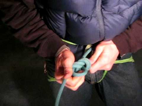 Tying a Figure Eight 8 Knot For Climbing