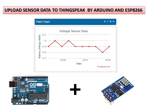 UPLOAD SENSORS DATA TO THINGSPEAK BY USING ARDUINO AND ESP8266