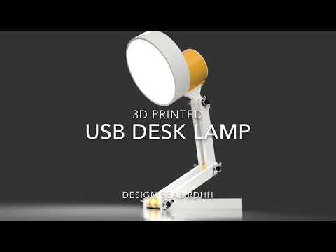 USB Desk Lamp - 3D Printed