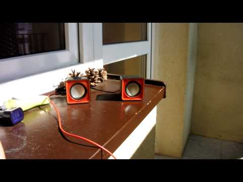 USB To Battery Powered Speakers Demo