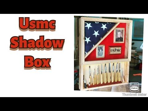 USMC Shadow box with Chisel storage