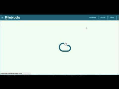 Ubidots setup video