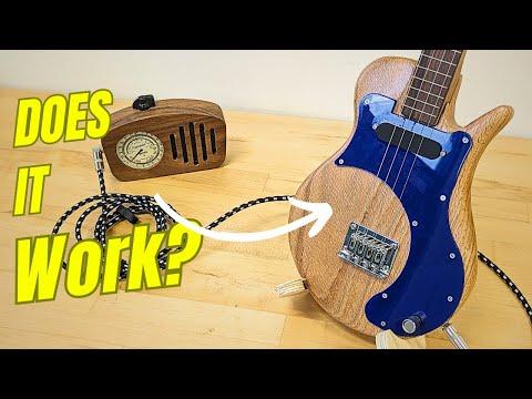 Ukulele from scratch, does it really make sound?