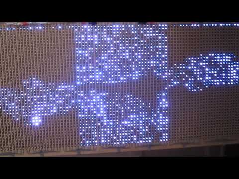 Ultimate Chicken Strip on DIY 40x100 LED Display