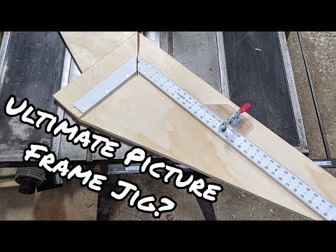 Ultra Precise Picture Frame Sled - Make Repeatable Miter Cuts on the Table Saw