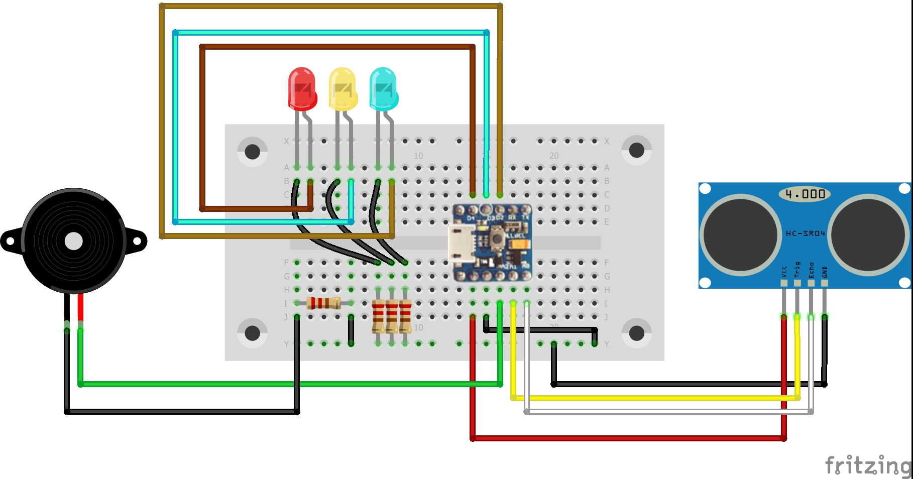 Ultrasonic and Buzzer and LEDs Schematic.jpg