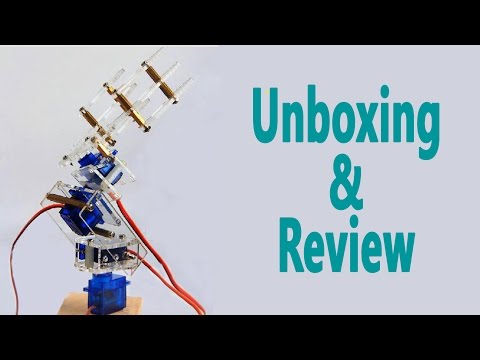 Unboxing 02: 4 DOF Robot Arm 3D Rotating Machine Servo Kit