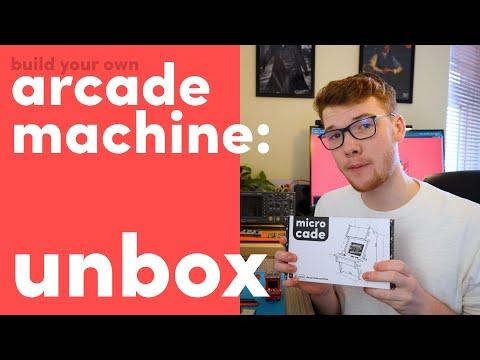 Unboxing the microcade | Build-your-own game console