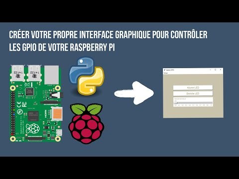 Une interface graphique pour contr&amp;ocirc;ler les sorties du Raspberry Pi (Python / Tkinter)