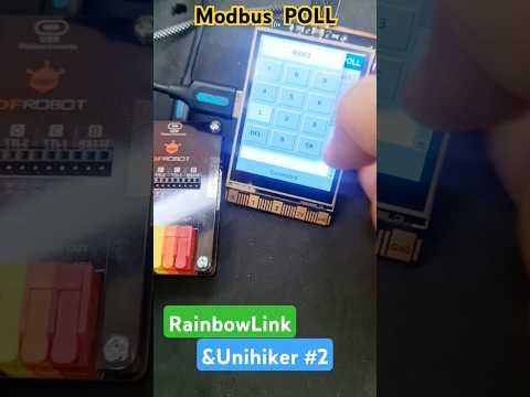 UniLink Modbus Poll : Unihiker + modbus 2 #trending #python