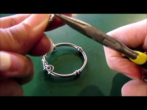 Upcycle Broken Curtain Rings into a Pendant