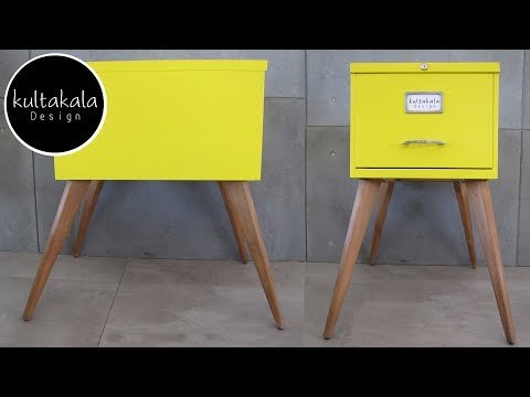 Upcycle furniture - Israeli vintage office drawer (diy project)