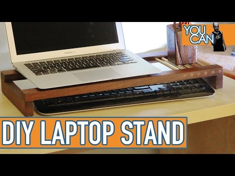 Upcycled Laptop Stand/Desk Organizer | You Can