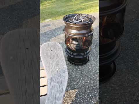 Upcycling - Steel Wheel Fire Pit