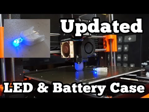 Updated 3D Printed LED and Battery Case | BMT #115