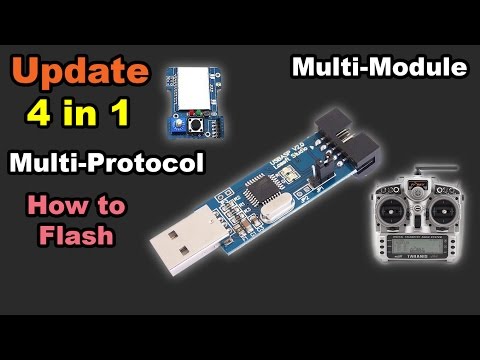 Updating BangGood 4in1 multi protocol tx module firmware frsky taranis turnigy 9xr pro