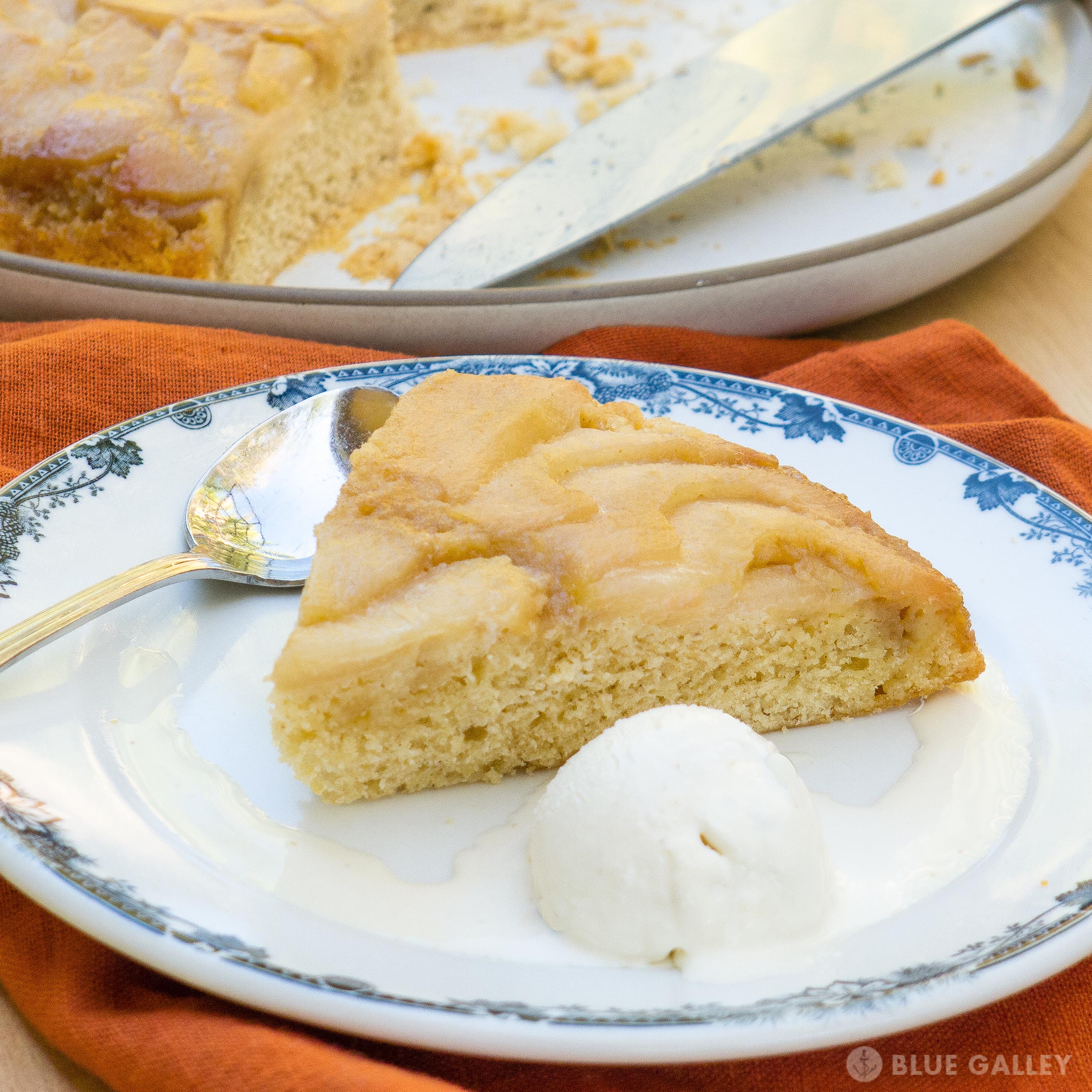 Upside Down Skillet Pear Cake-30.jpg