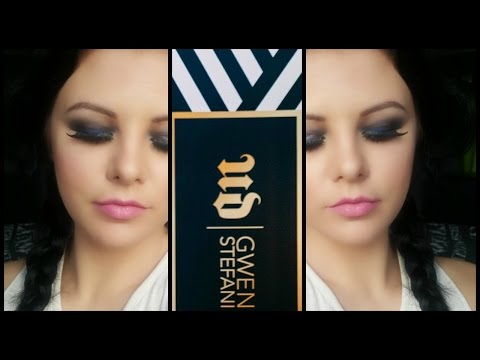 Urban Decay Gwen Stefani Palete Tutorial | Blue Smokey Eye