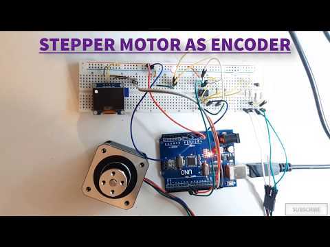 Use Stepper Motor As Rotary Encoder and OLED Display for Steps