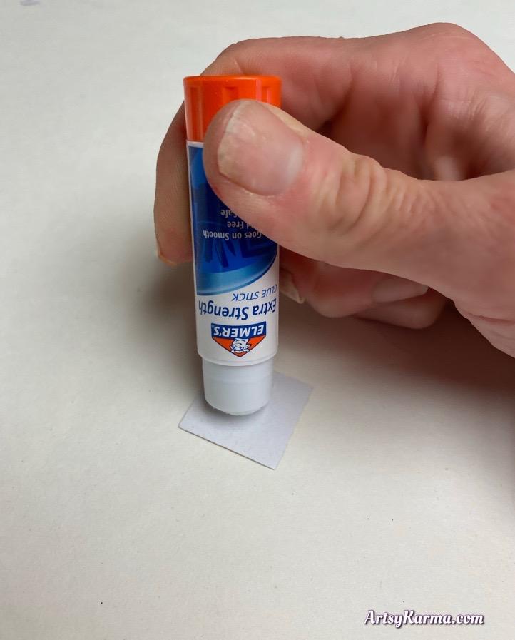 Use glue stick on paper tiles.jpeg