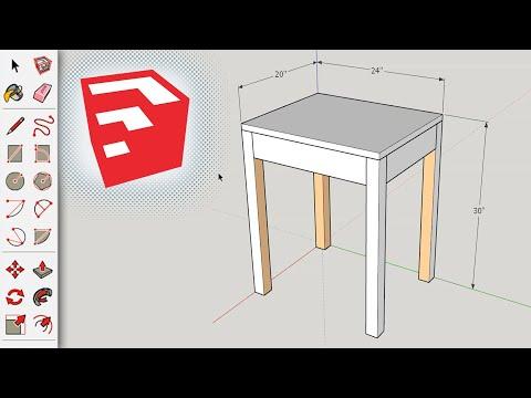 Using SketchUp Pro 2020 as a Woodworking Design Software