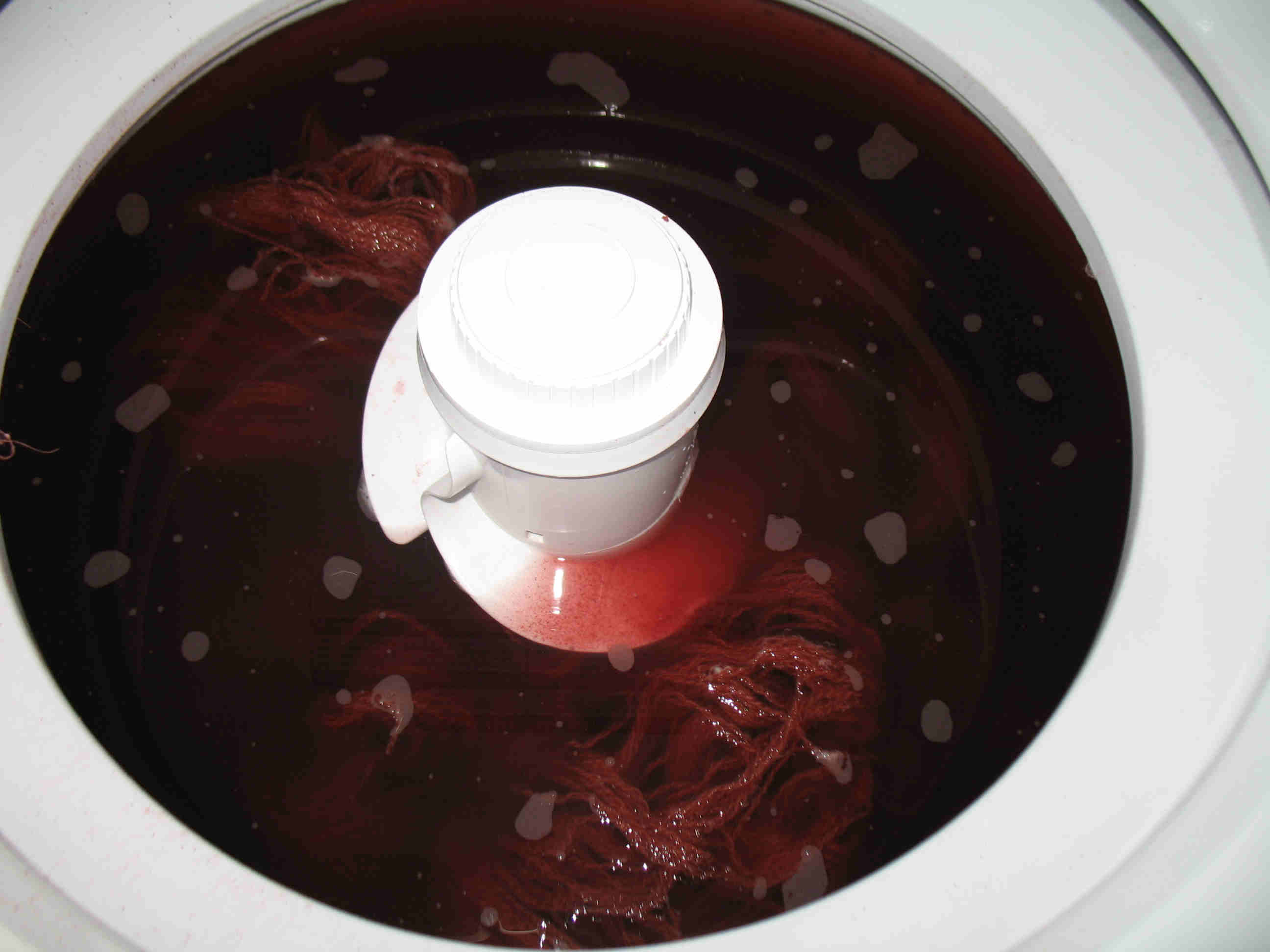 Using Washing Machine to Rinse Wool Yarn.jpg