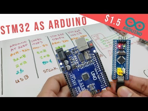 Using a STM32 like an Arduino Tutorial | STM32F103C8 vs STM32F030F4 vs STM8S103F3 vs Arduino