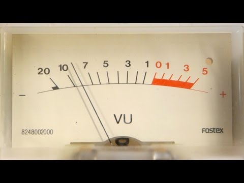 Using a VU meter with an Arduino