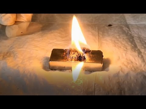 Using a magnet to control fire ignition extinguishing and flame size