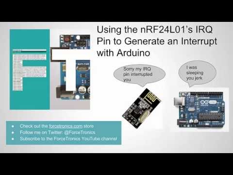 Using the nRF24L01&amp;rsquo;s IRQ Pin to Generate an Interrupt with Arduino