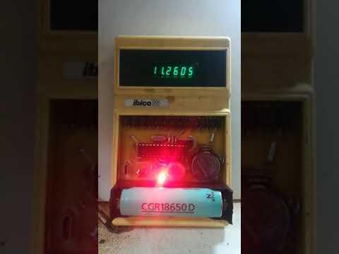 VFD 1970s calculator turned into a vintage digital clock