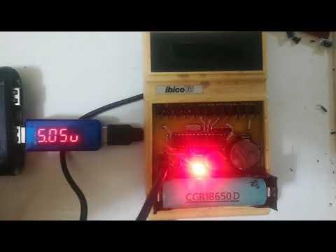 VFD Clock charging test