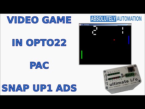 VIDEO GAME RUNNING IN AN OPTO22 PAC