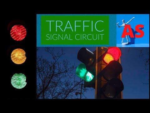 VIRTUAL TRAFFIC SIGNAL CIRCUIT | TINKERCAD | AS ROBOTICS