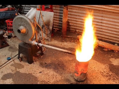 Vaporising waste oil burner Easy build