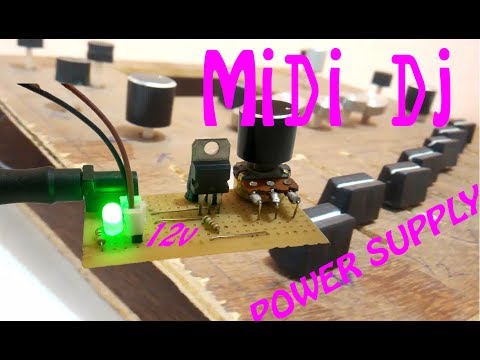 Variable Power Supply controller to control my MIDI device(1.8v TO 12v)