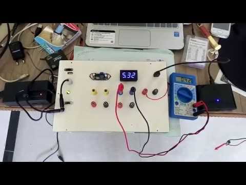 Variable supply charging a Battery pack via ammeter