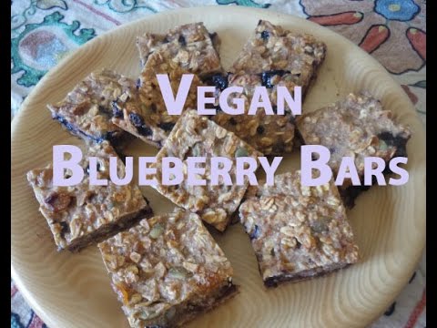 Vegan Recipe: Blueberry Bars