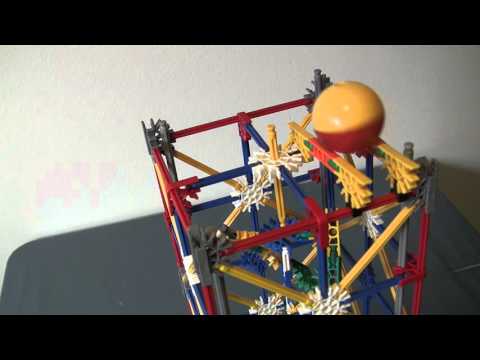 Vertical Double Helix K'nex Ball Element