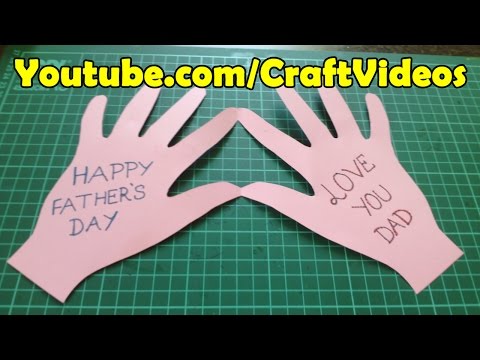 Very Easy 5 minutes Happy Fathers Day Cards