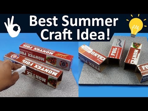 Very Easy Summer Craft Idea from Waste Cardboard Boxes | Recycled Craft Idea | StylEnrich