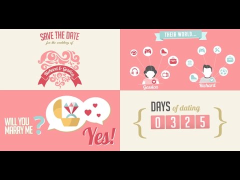 Video Wedding Invitation &amp;amp; Save the Date - The Two Of Us Love Story Timeline