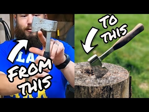 Vintage Carpenter's Hatchet - Restoration and Customization