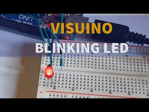 Visuino Blinking Tutorial for Beginners