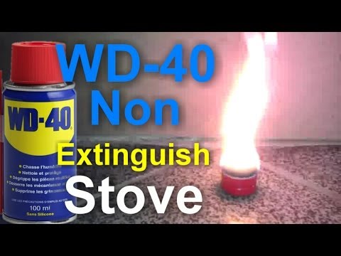 WD-40 Non Extinguish Stove - Survival Life Hack